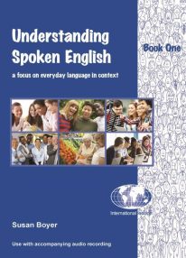 Cover image of the book and PDF for 'Understanding Spoken English - One - Student Book'