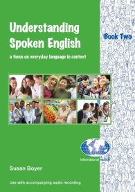 Cover image of the book and PDF for 'Understanding Spoken English - Two - Student Book'